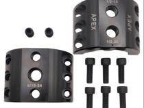 Stabilizer Clamp, 2.125 Inch ID, Black, Universal - Includes hardware for Fox ATS, Standard Apex Chassis