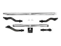 Heavy Duty Polished Aluminum Tie Rod and Drag Link Axle Swap Kit Ultimate Dana 60 68.5 Inch Jeep JL-JT 2.5T Note: This No-Flip kit is for Axle Upgrade Options Only Apex Chassis