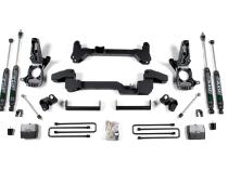 01-10 Silverado/Sierra 2500/3500 HD 6 Inch Lift Kit Fox Adventure Shocks Zone Offroad