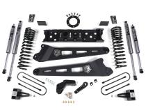 19-24 RAM 3500 4 Inch Radius Arm Bracket Gas 3 Inch Rear Block Without Overload Adventure Shocks Zone Offroad