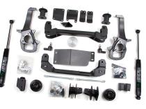 2012 RAM 1500 4 Inch Front 4 Inch Rear Lift Kit With Nitro Shocks Zone Offroad