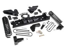 19-24 RAM 3500 4.5 Inch Radius Arm Bracket 2 Inch Rear Block Without Overload Diesel 6-Bolt T-Case Fox Adventure Shocks Zone Offroad