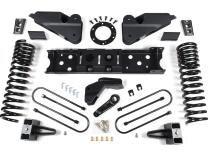 19-24 RAM 3500 4.5 Inch Radius Arm Bracket 3 Inch Rear Block With Overload Diesel 8-Bolt T-Case Fox Adventure Shocks Zone Offroad