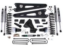 23-24 Ford F-250/F-350 Super Duty 4WD 7 Inch Radius Arm Lift Kit 4.5 Inch Rear Block Diesel Fox Adventure Shocks Zone Offroad