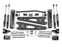 11 Ford F-250/F-350 Super Duty 4 Inch Radius Arm Lift Kit Diesel With Overload With Fox Adventure Shocks Zone Offroad