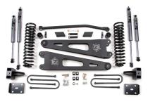 11 Ford F-250/F-350 Super Duty 4 Inch Radius Arm Lift Kit Diesel With Overload With Fox Adventure Shocks Zone Offroad