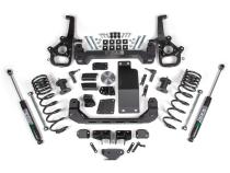 4 Inch Lift Kit for 2025 Ram 1500 4WD 4 Inch Front 3 Inch Rear Suspension Lift System Standard Bore Nitro Rear Shocks Zone Offroad