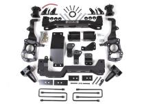 21-24 Ford F-150 With CCD 4WD 6 Inch Lift Kit 5 Inch Rear Block Spacer Front Rear Shock Relocation No Shocks Zone Offroad