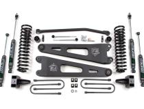 05-07 Ford F-250/F-350 Super Duty 4 Inch Radius Arm Lift Kit Diesel Fox Adventure Shocks Zone Offroad