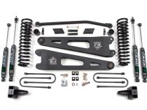 08-10 Ford F-250/F-350 Super Duty 4 Inch Radius Arm Lift Kit Gas Fox Adventure Shocks Zone Offroad