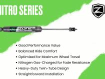11-16 Ford F-250/F-350 Super Duty 4 Inch Radius Arm Lift Kit Gas With Nitro Shocks Zone Offroad